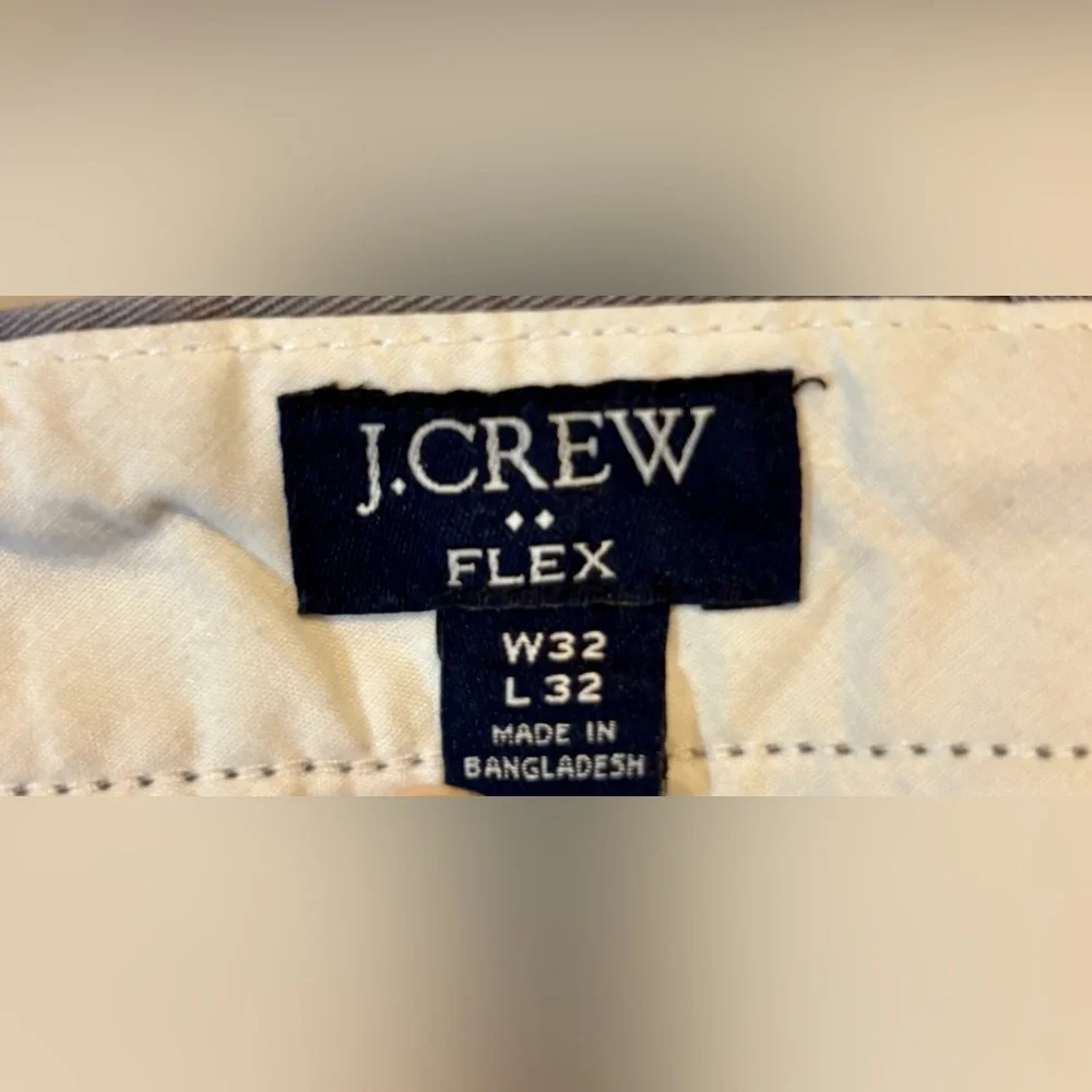 J. Crew‎ Flex Men’s Size 32/32 Gray Straight Fit Chino Pants